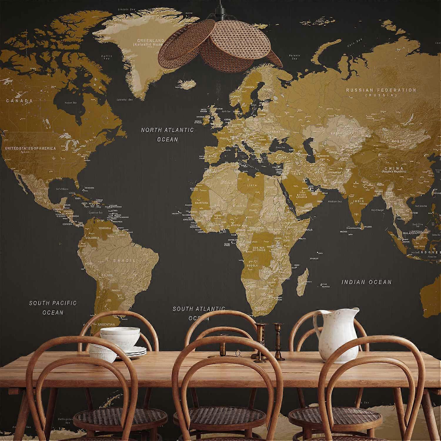 Wall Mural - World Map: Modern Geography