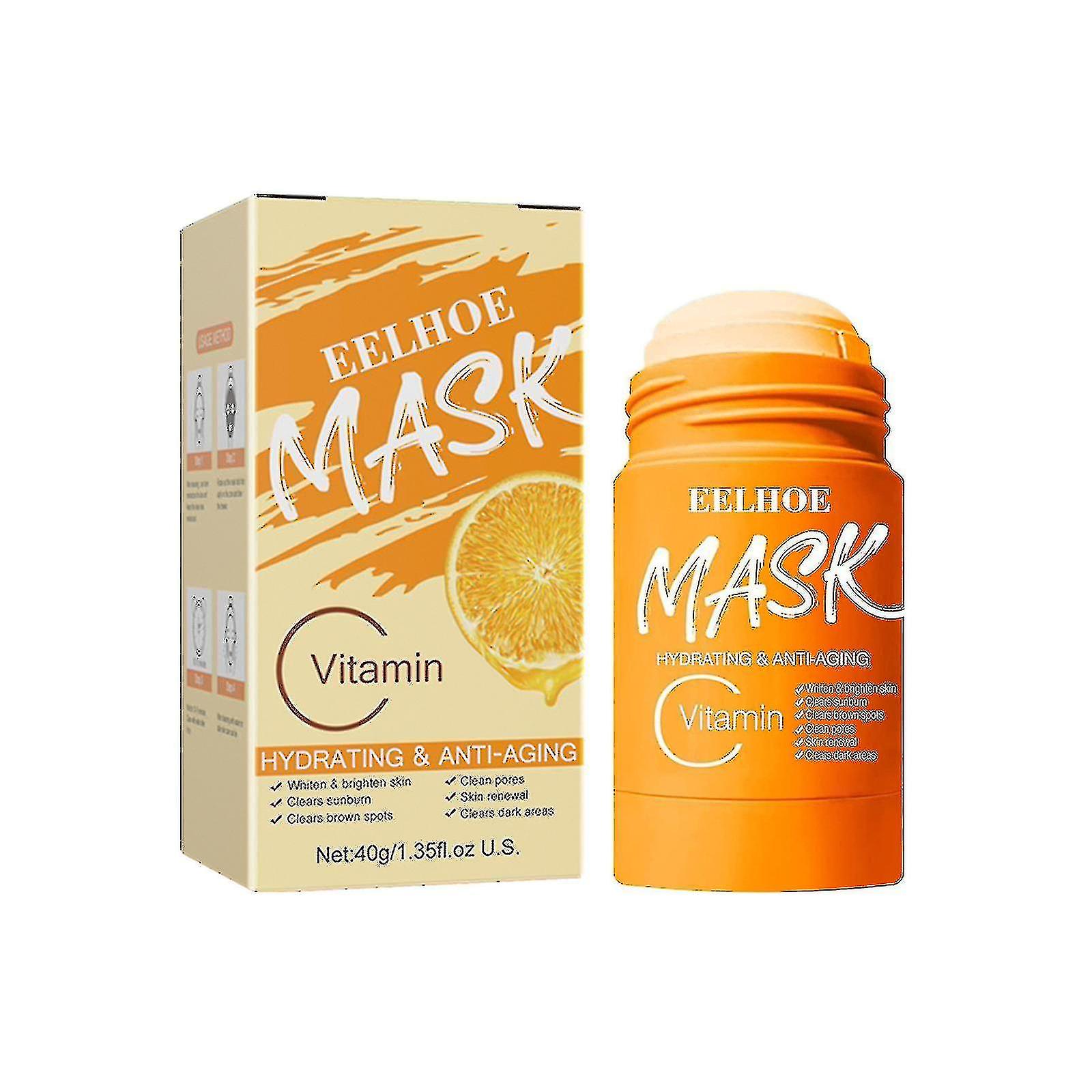 2pcs Green Tea Mask Stick Blackhead Remover Deep Cleansing Smearing Clay Moisturizes Oil Control Purifying Clay Mask Stick