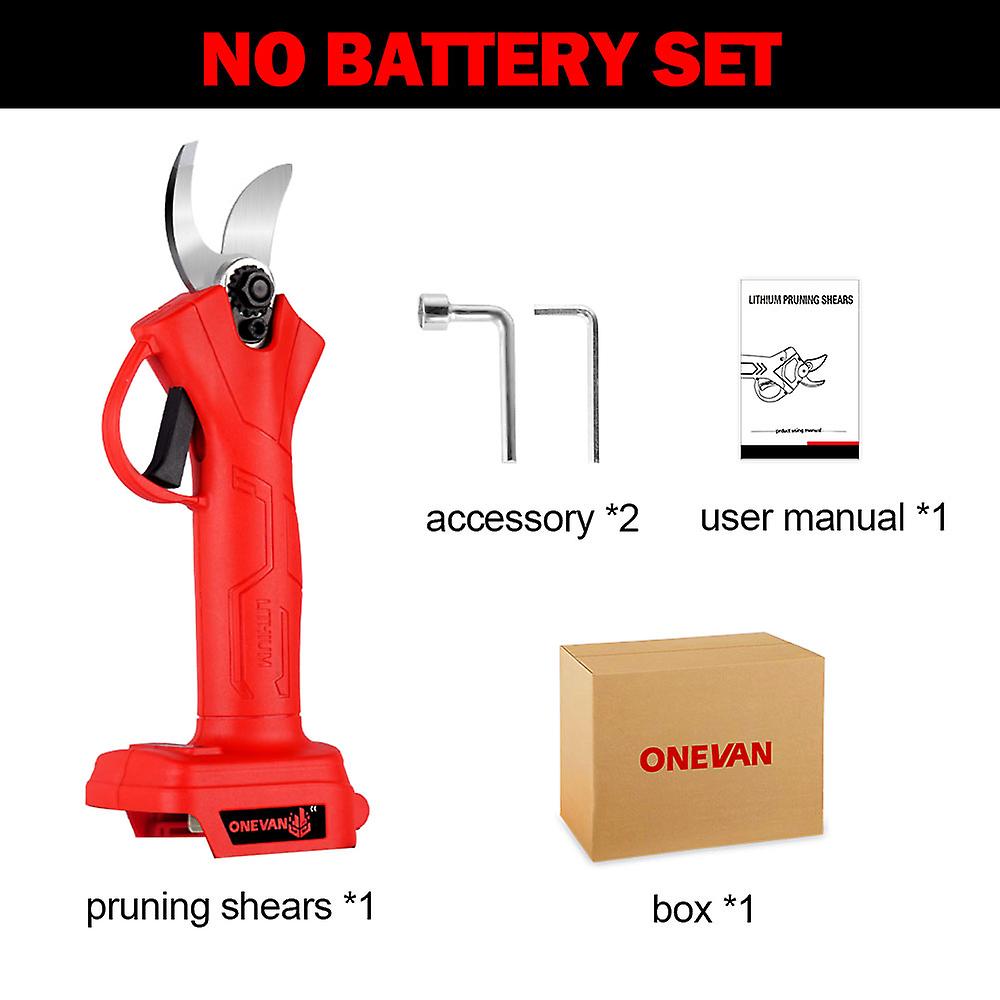 88vf 4 Gear Electric Cordless Pruner Pruning Shear With 9000mah Lithium-ion Battery Efficient Fruit Tree For Makita 18v Battery