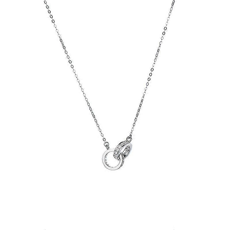 Double Rings Necklace