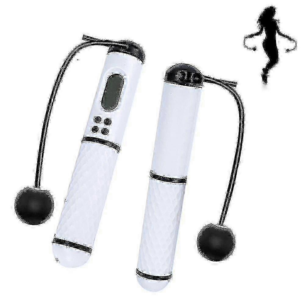 Adjustable Weighted Ropeless Skipping - Black_Dec