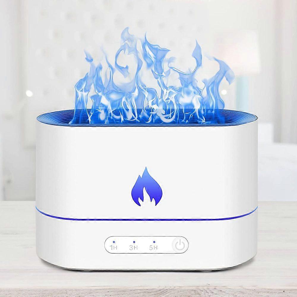 Aromathrapie avec flammen Effekt Licht, teklemon 250ml therische le aromathrapie humidificateur luftbefucher avec 3 minuteries et einstellbarer hellig