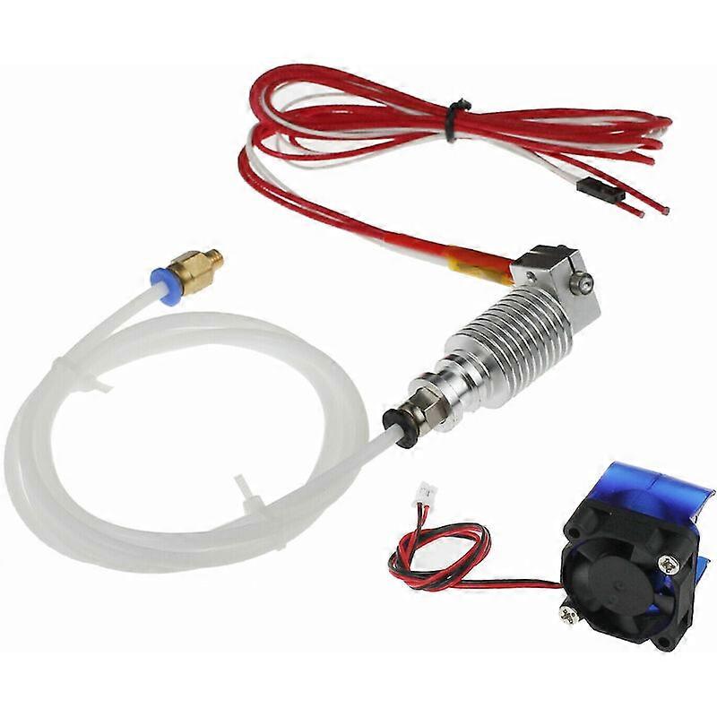 Tte dimpression 3D V6 J-head Hotend 12V 40W extrudeuse Buse en laiton de 0.4mm