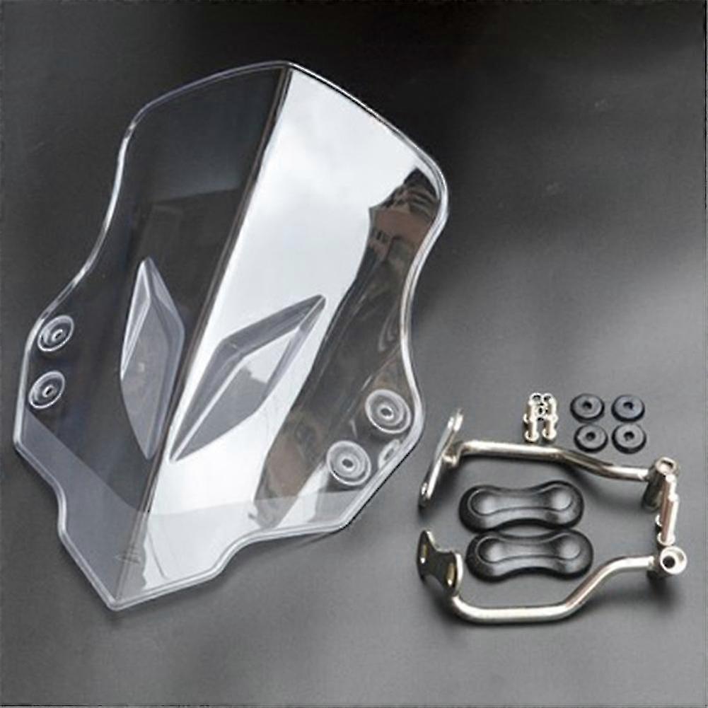 Para-brisa de motocicleta requintado com suporte um conjunto aplicar para Zontes Zt125-u U-125 125-u