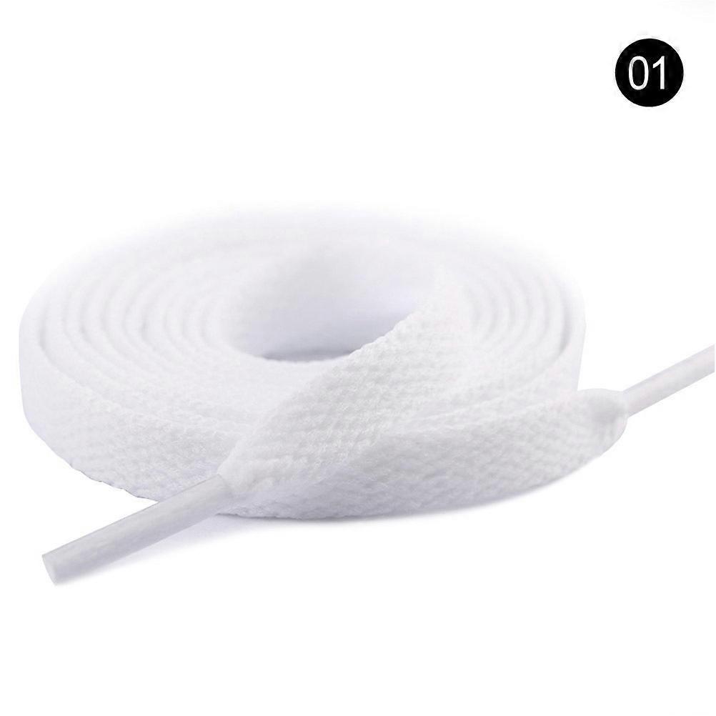 5 Pairs Of Flat Shoe Laces Sneaker Laces 8mm Polyester Flat Colorful Shoe Laces