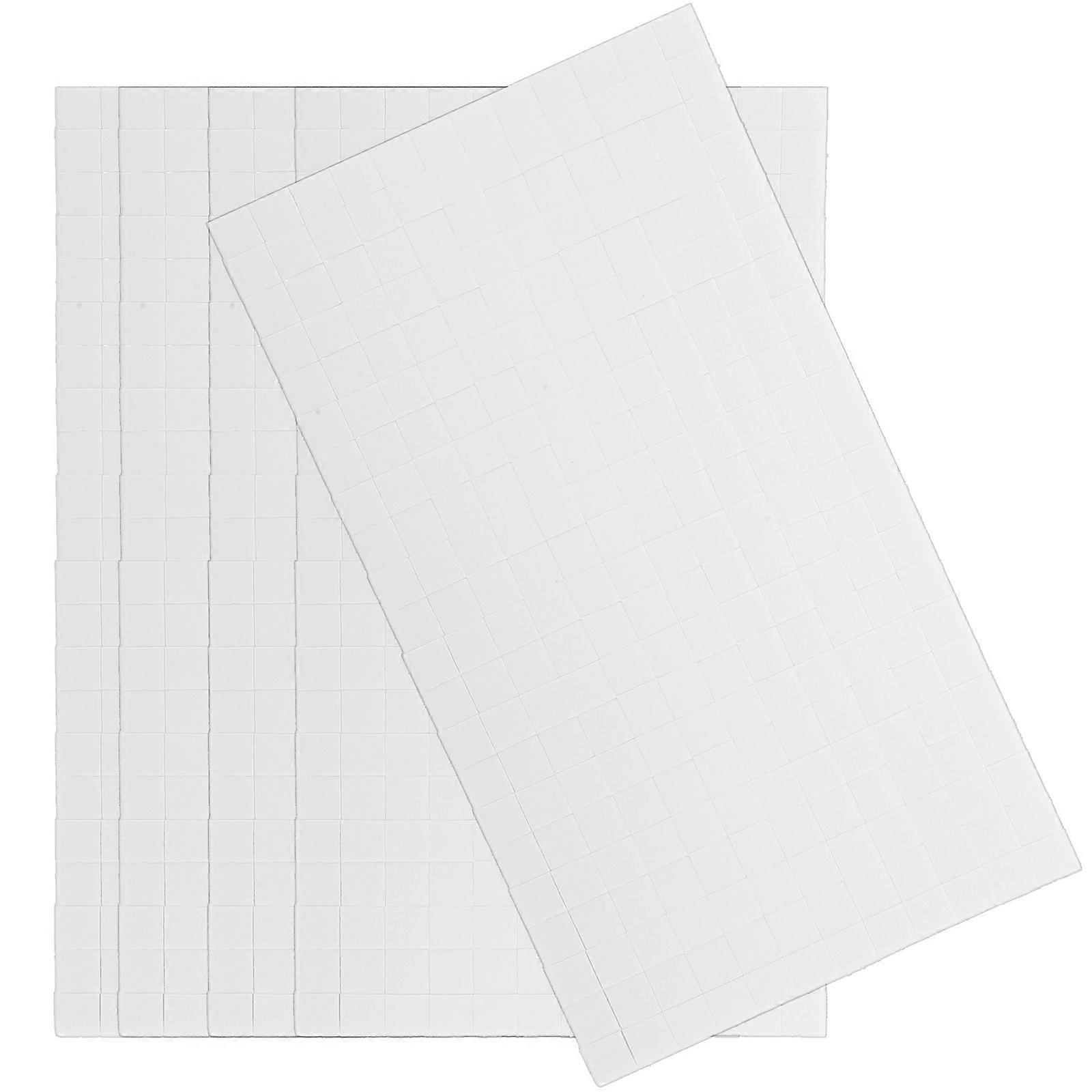 5 Sheets Foam Dots Squares Dual-Adhesive Foam Mount for Scrapbook DIY Crafts Office Supplies