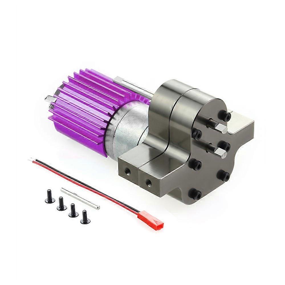 Metal 370 Motor Gearbox for C14 C24 B24 B36 MN D90 D99 MN99S RC Car Upgrade Parts,Titanium