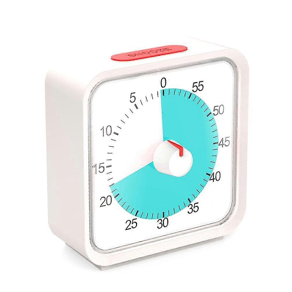 Pomodoro Timer for Kitchen, Time Management Study Classroom Timer, 60-Minute Visual Timer with Sile