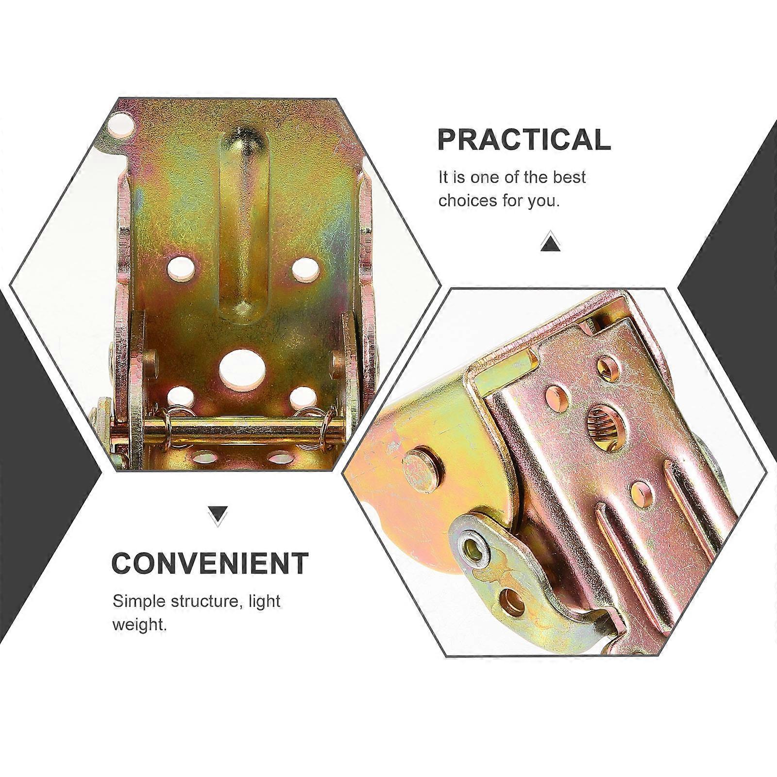 4pcs Locking Hinges Foldable Table Legs Folding Bracket Iron Folding Lock