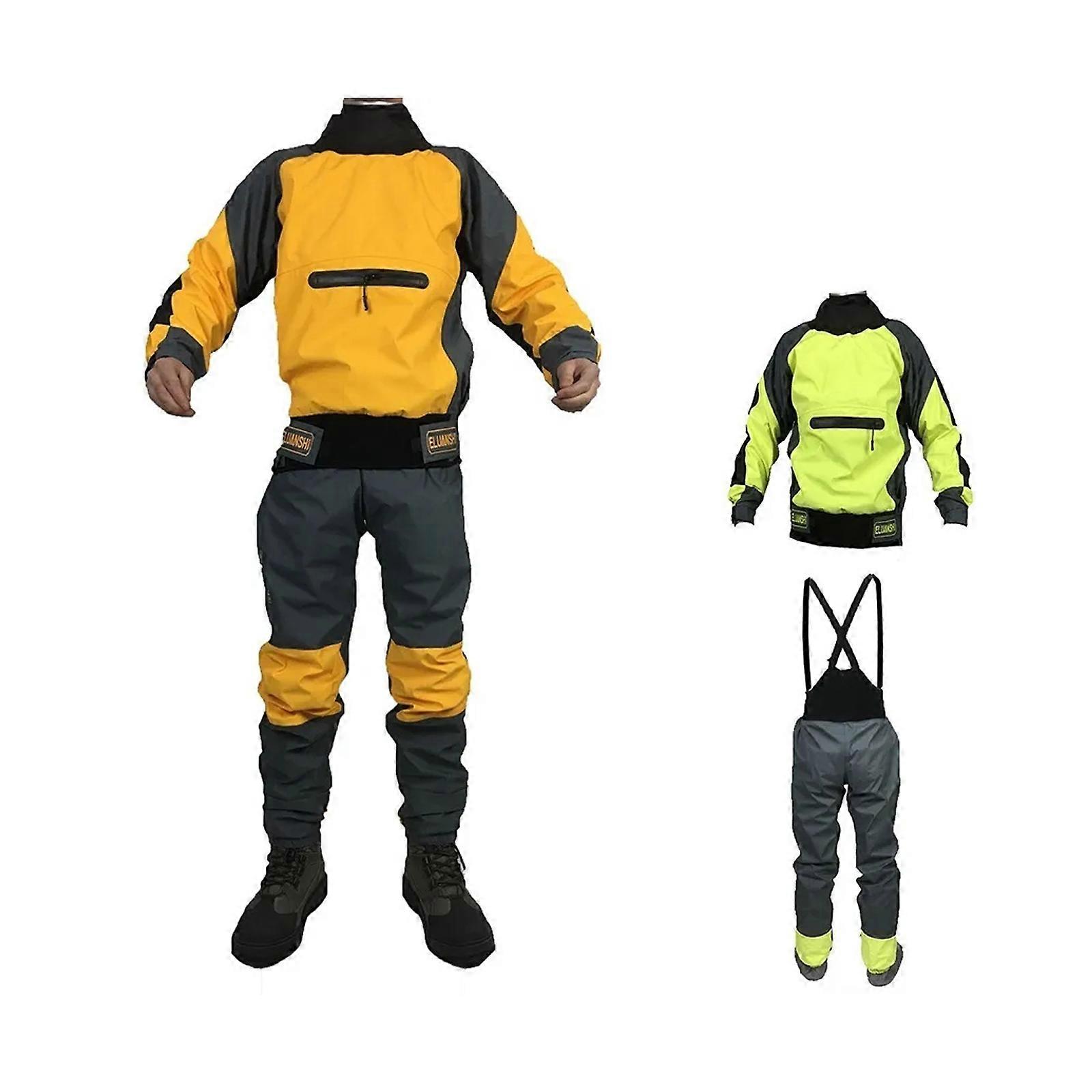 Combinaison étanche imperméable et respirante pour hommes avec poignets réglables pour les aventures en plein air