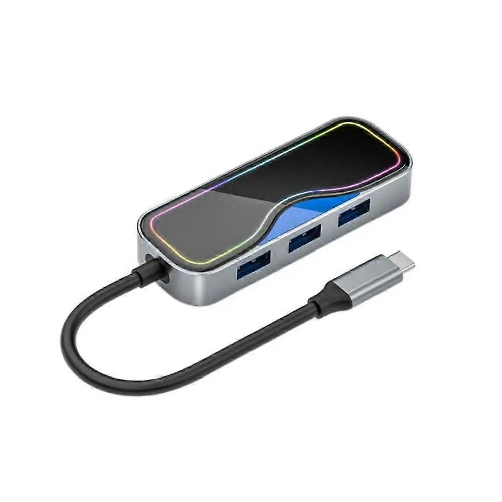 7 in 1 7 in 1 Type C Hub Type C Splitter Type C USB 3.0 Splitter Hub Aluminum Alloy Dock Usb Type C