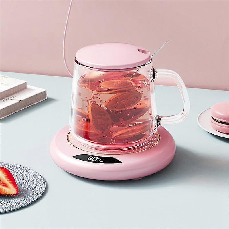 USB Heating Coaster Warm Heating Pad Constant 3Gear Digital Display Adjustment Touch Heater for Hom