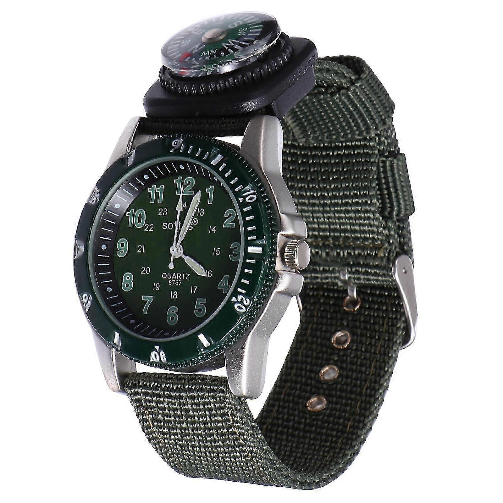 1 Pc Waterproof Children Watch Luminous Disruptive Pattern Quartz Watch