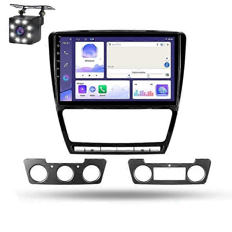 Android Auto Multimedia For Skoda Octavia 2 A5 2008-2013 Car Wireless Carplay Navigation GPS