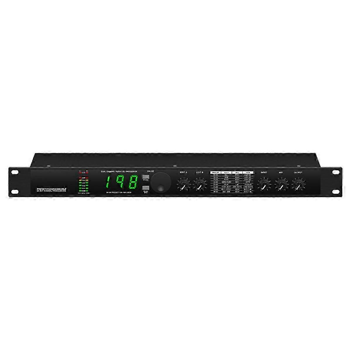 Professional Digital Reverberation Multi Effect DSP Processor Audio Processor Equalizer EU PLUG