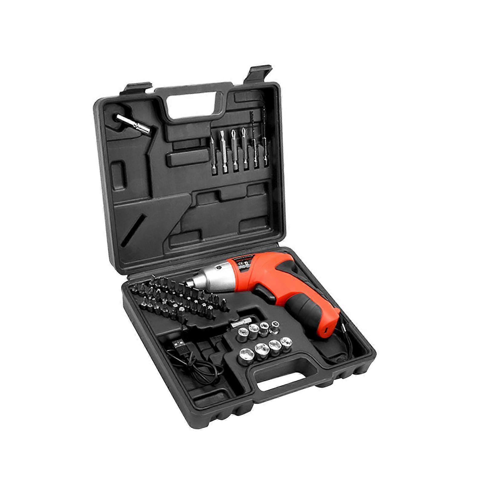 Portable Screwdriver Set 3.6V with LED Worklight Sturdy Screwdriver Tool Set