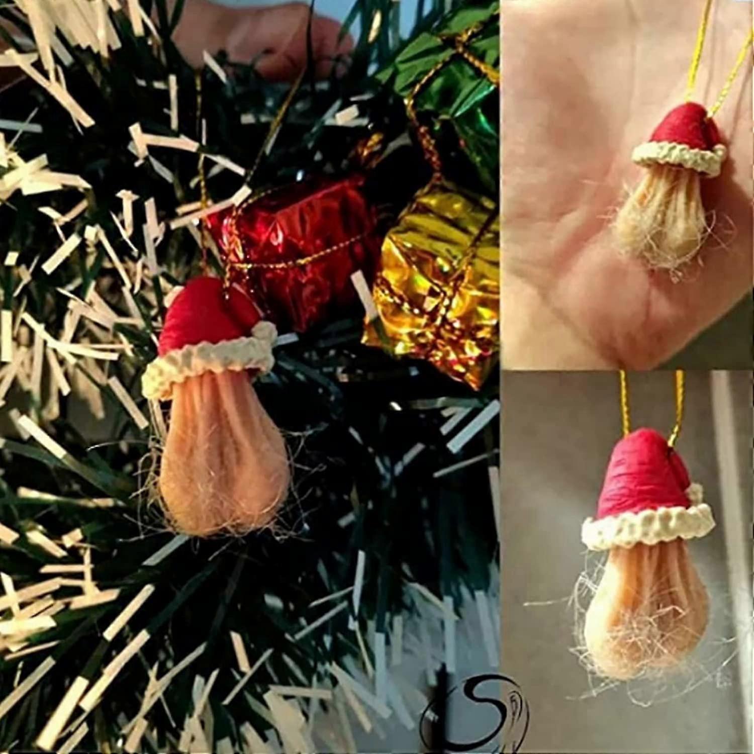 קישוט עץ חג המולד תלת-ממדי מצחיק של כדורי חג המולד, קישוט תלייה לעץ חג המולד, ציוד לחג המולד