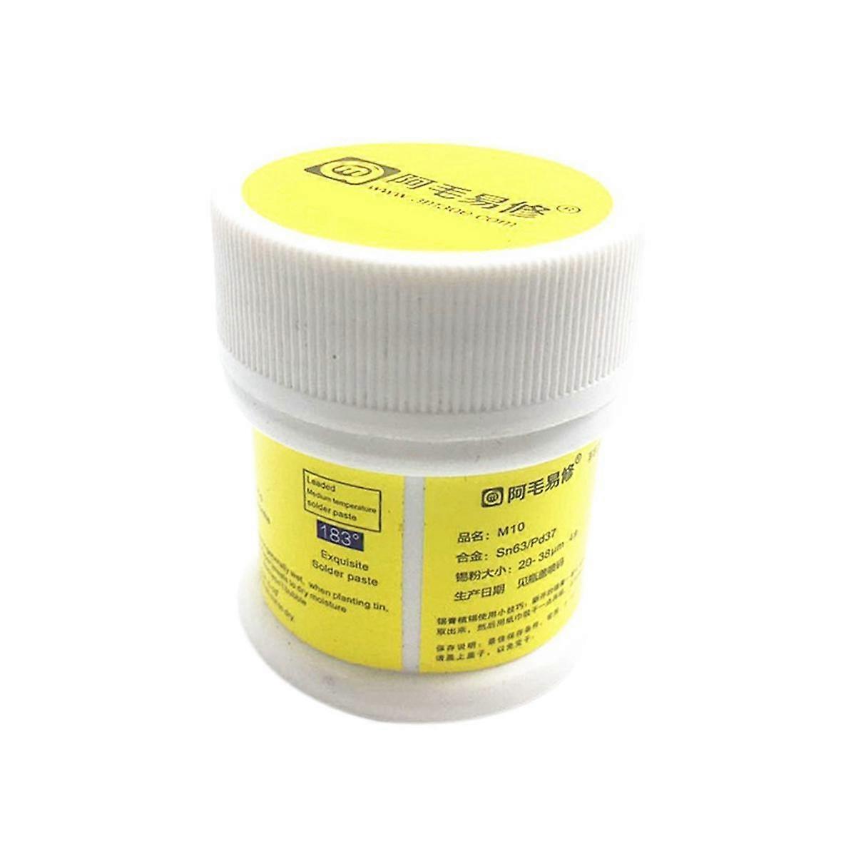 M10 Solder Paste 50g Medium Temperature Sn42Bi58 Tin Paste Flux for Mobile Phone PCB BGA SMD Repai