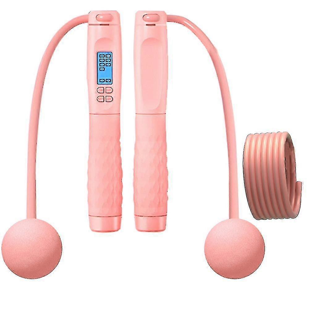 Weighted Jump Rope For Fitness, With Calorie Counter, Speed Skipping Rope Forworking Out, Exercise