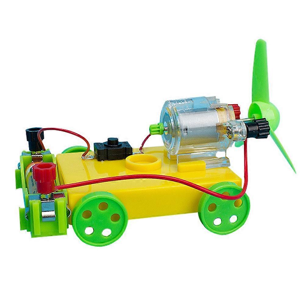 Kids DIY Assembly Toy Vehicle Handmade Four Wheels Model Car Kit Student Scientific Experiment