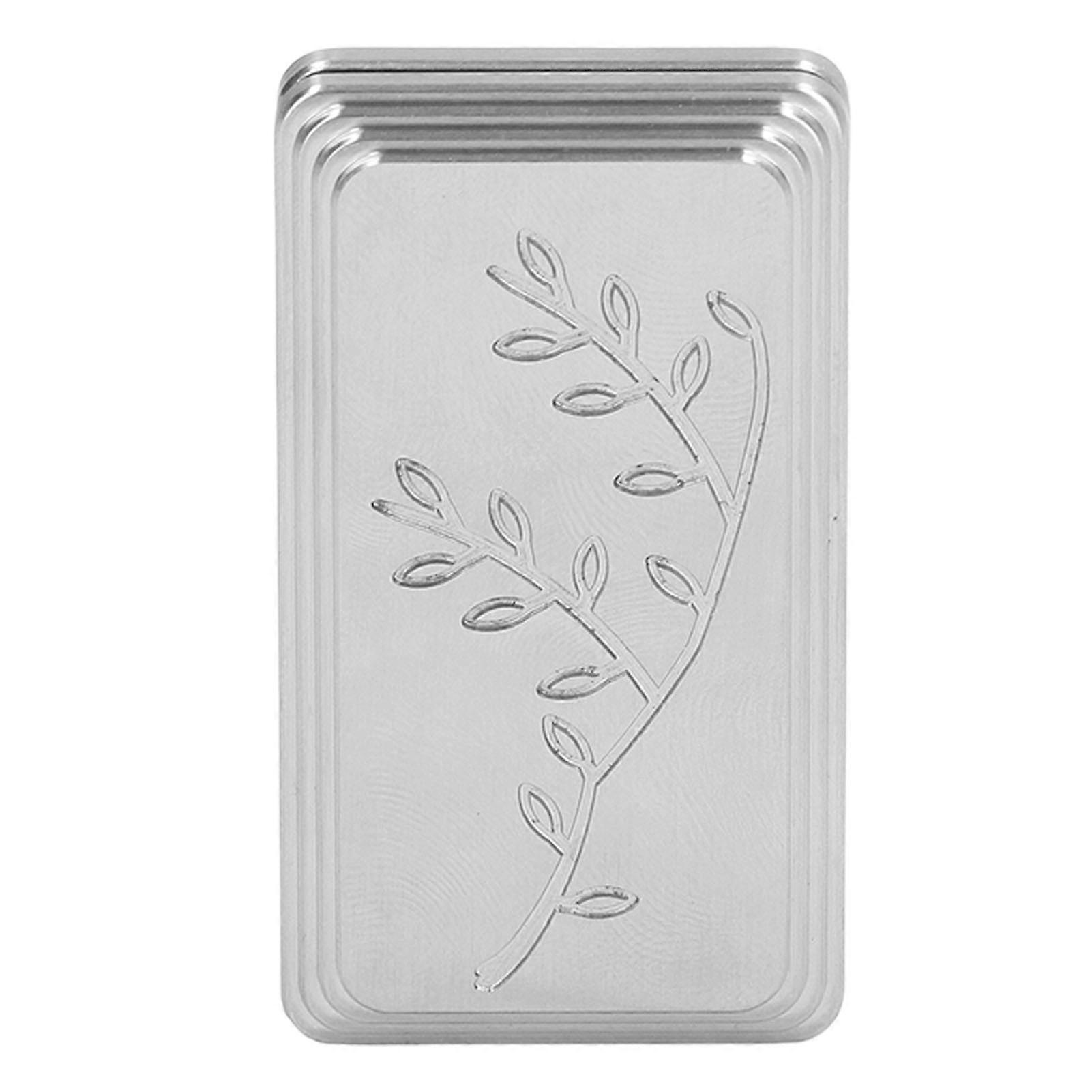 Metal ADHD Autism Push Slider Toy Adult Office Anxiety Stress Relief Engraved Branch Pattern Haptic Slider Toy