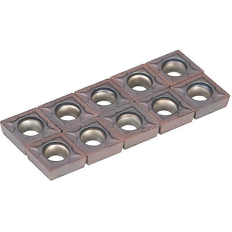 10 Pcs/box Ccmt09t304 Vp15tf Carbide Blade Ccmt 09 T3 / Ccmt32.51 Inner Hole Cnc Blade, Random Box Color