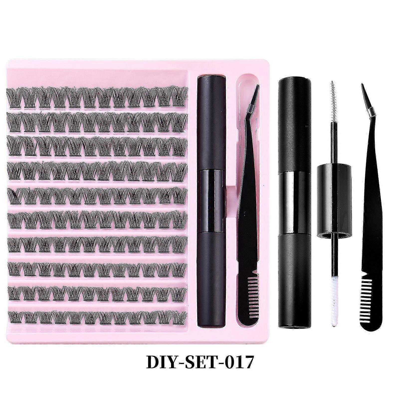 Diy Lash Extension Kit,lash Clusters With Bond And Seal Individual Lashes Kit