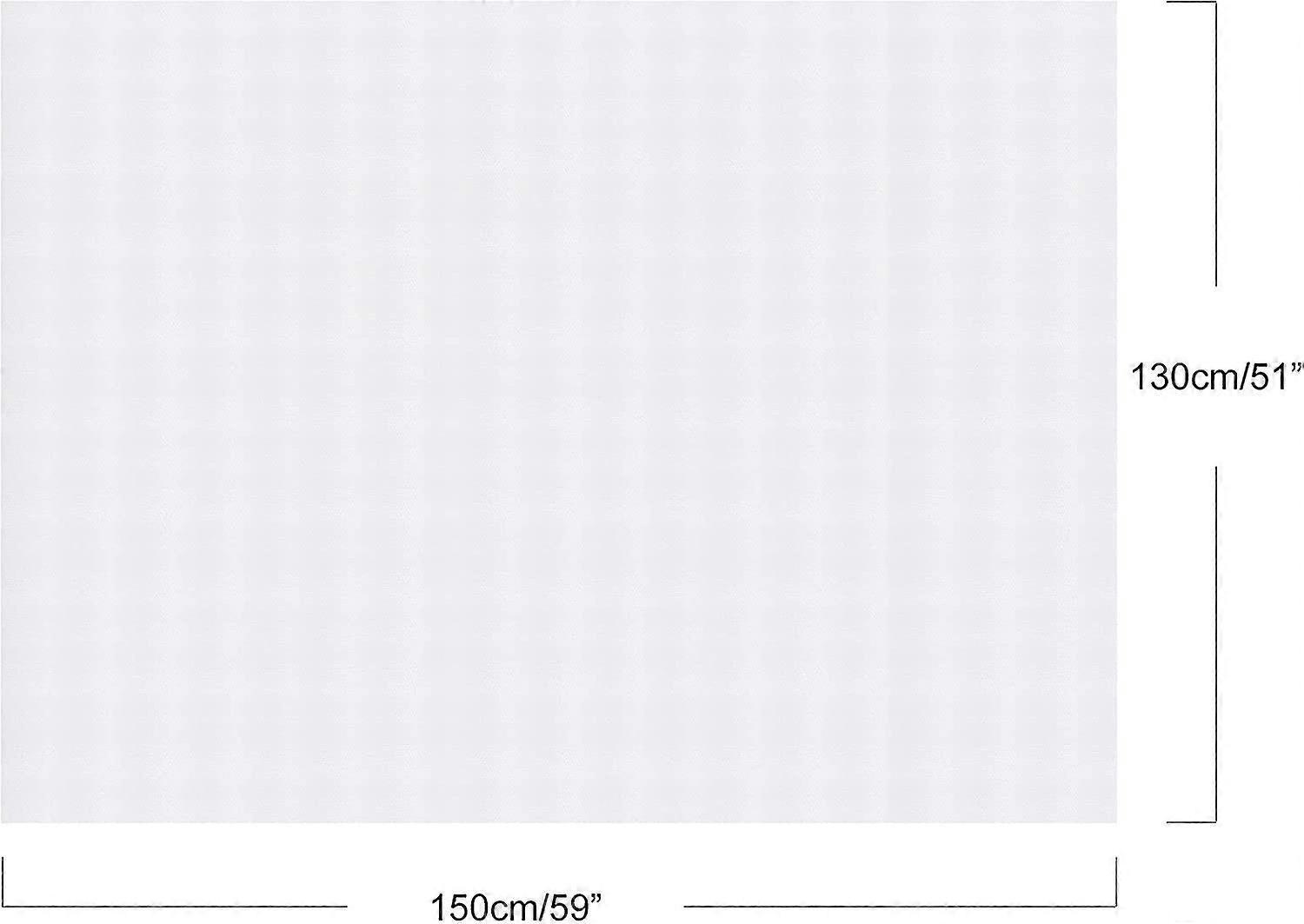 Universeller transparenter Fensterschirm / waschbarer Mesh-| Moskitonetz verstellbar, DIY, maximale Fenstergröße 130x150cm (Packung mit 1 Stück, weiß)