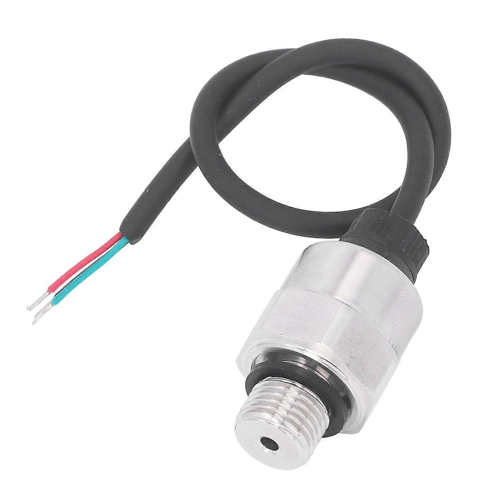 Pressure Transducer Sensor G1/4 0.5 to 4.5V Output Pressure Transducer Sender Sensor for Oil 5 to 12V 1.6Mpa