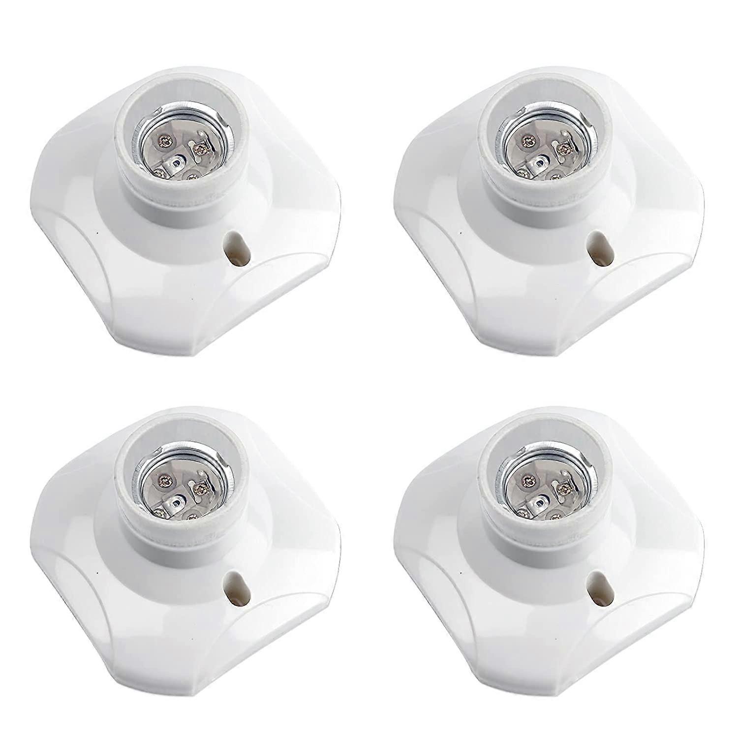 E27 Screw-in Ceiling Socket, E27 Garage Socket, AC 220-240V, LED Bulb Socket Holder, E27 Ceiling Bas