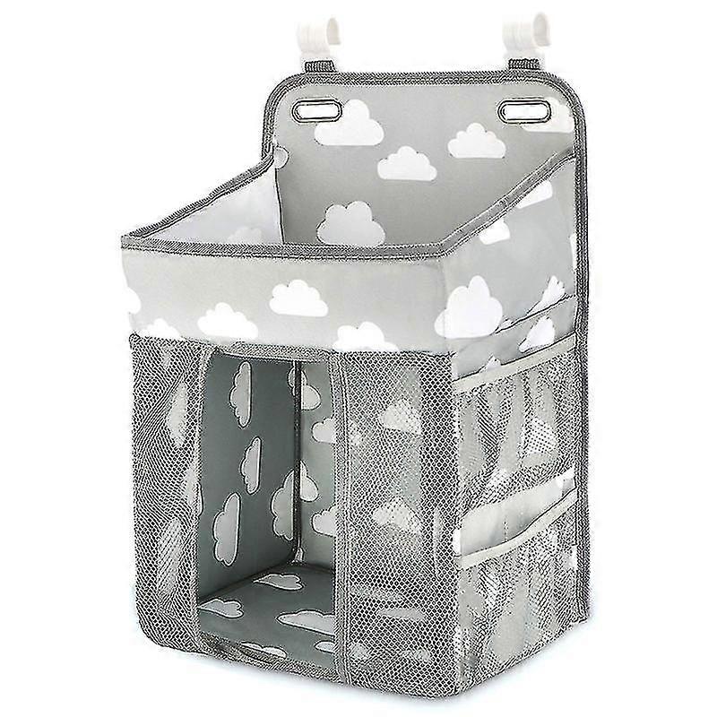 Hanging Diaper Caddy Organizer- Diaper Stacker For Changing Table, Crib, Playard Or Wall Nursery Or