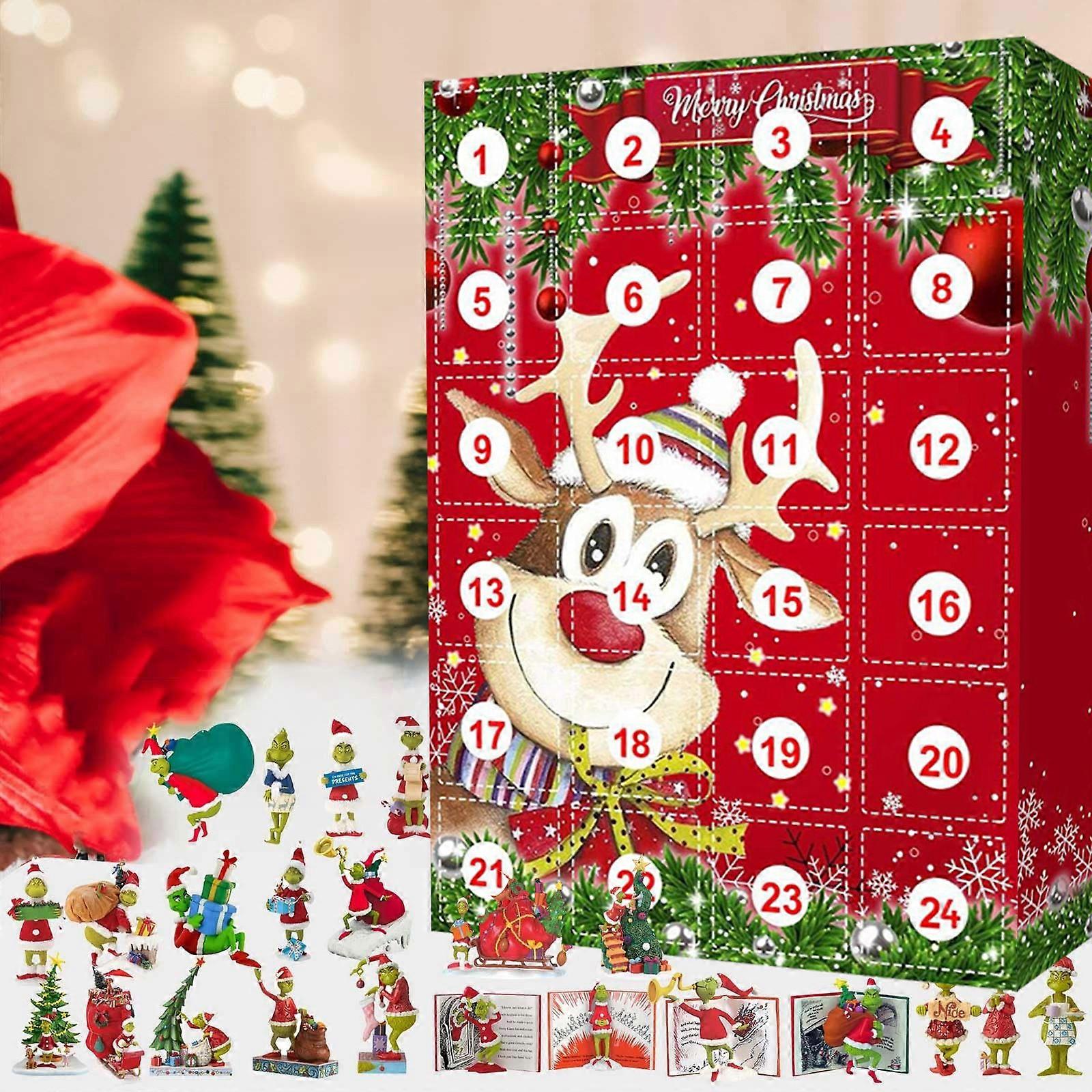 Christmas Advent Calendar Contains 24 Gifts Christmas Figures Advent Calendar Christmas Countdown Calendar With Surprise Toys