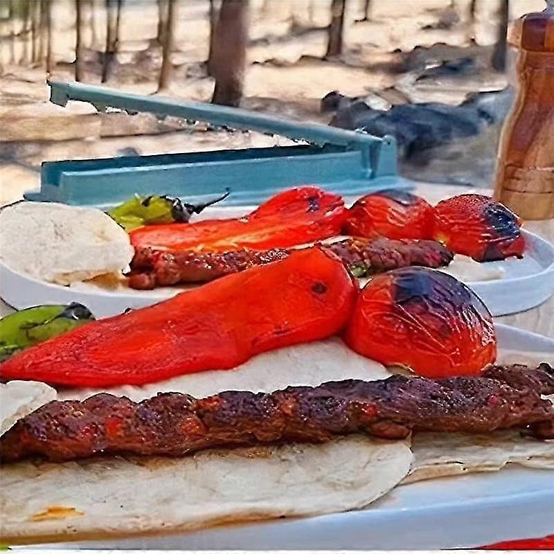 Barbecue Skewer Mold Single Row Kebab Maker BBQ Meat Skewer Machine Plastic BBQ Skewer Maker Kebab