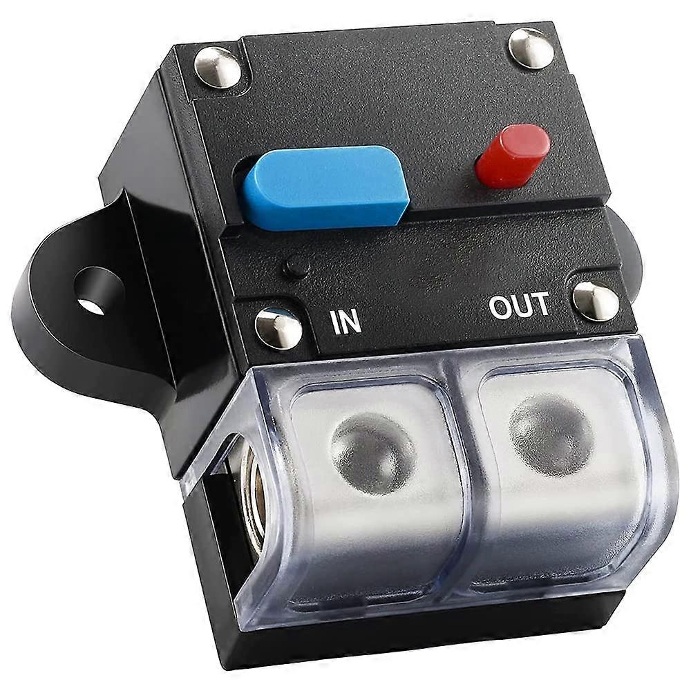 PB Audio Circuit Breaker, 150A Resettable Car Fuse Reset Button Circuit Breaker Self-Recovery for Audio Protection and Car Amps 12-48V DC