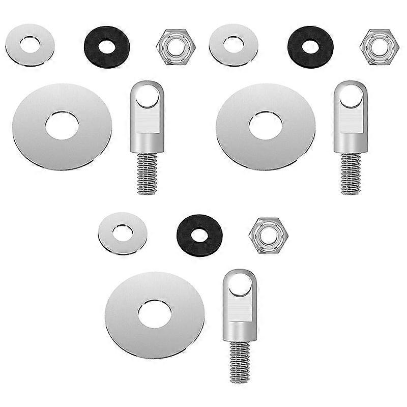 Ammo Can Box Lock Hardware Kit Steel for 50 Cal Fat 50 30 Cal Metal Ammo Case Lock Hardware Screw Sets for Money Bullet Safe Box