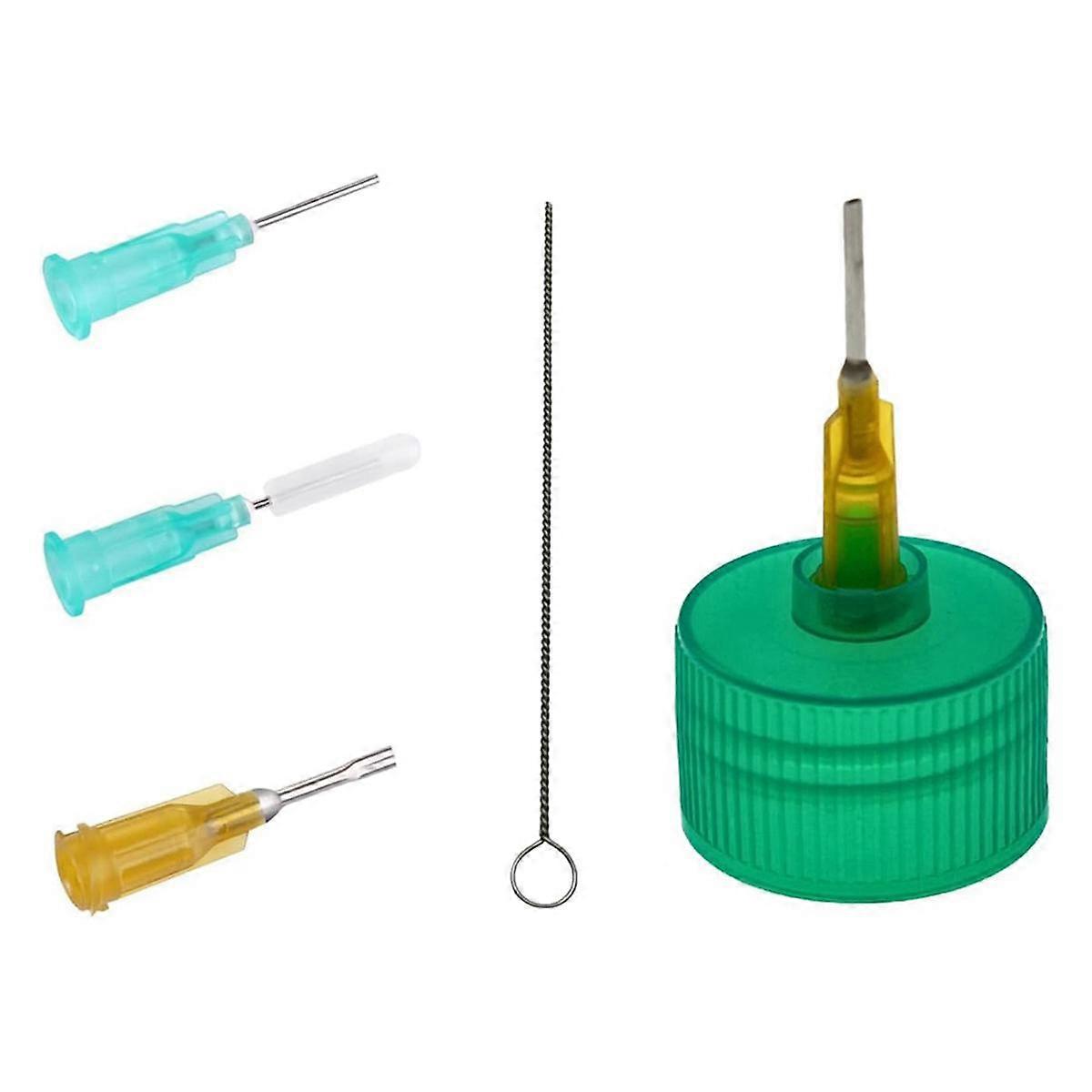 Tappi per bottiglie applicatore di precisione - Tappi per bottiglie applicatore di punta di precisione per bottiglia di vernice acrilica da 2 once, 8 coperchi
