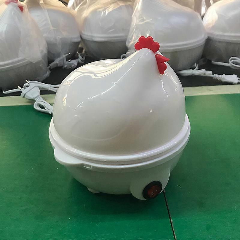 Mini Electric Egg Cooker 6 Eggs Automatic Steamer Kitchen Tools White