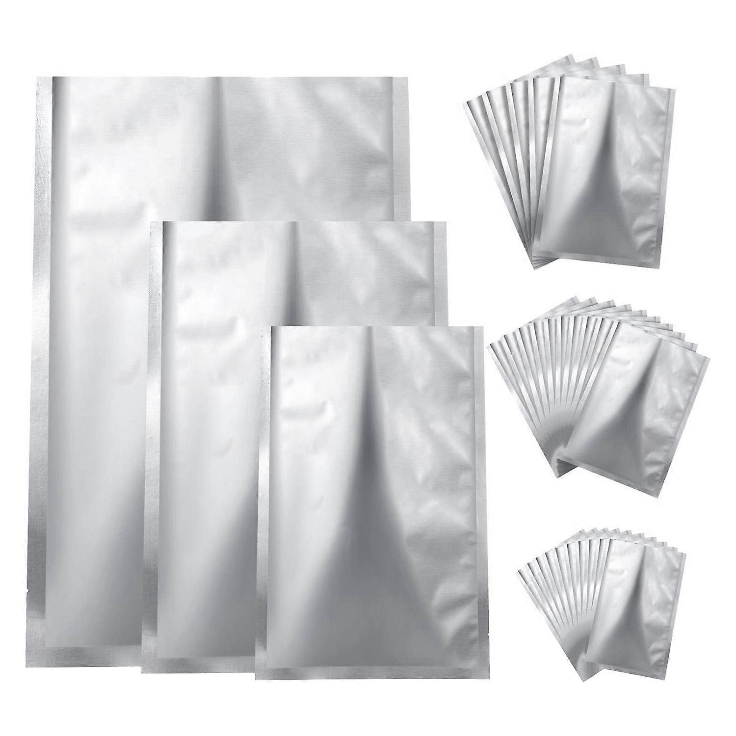 25 τεμάχια 3 μεγέθη Mylar αλουμινόχαρτο τσάντες, Foil επίπεδη θερμότητα σφράγιση τσάντες τσάντες αποθήκευσης θήκη για φαγητό καφέ τσάι φασόλια