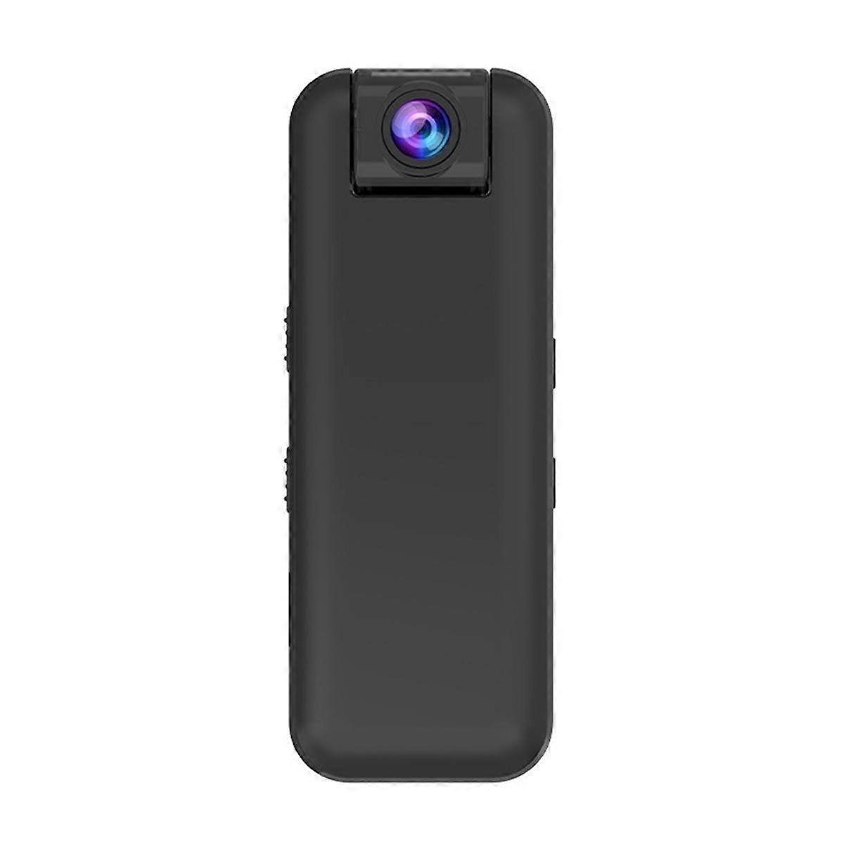 Caméra portable HD 1080P Wi-Fi avec carte TF 64 Go, objectif rotatif à 180°, batterie ultra-longue durée 1500 mAh, enregistrement par simple pression