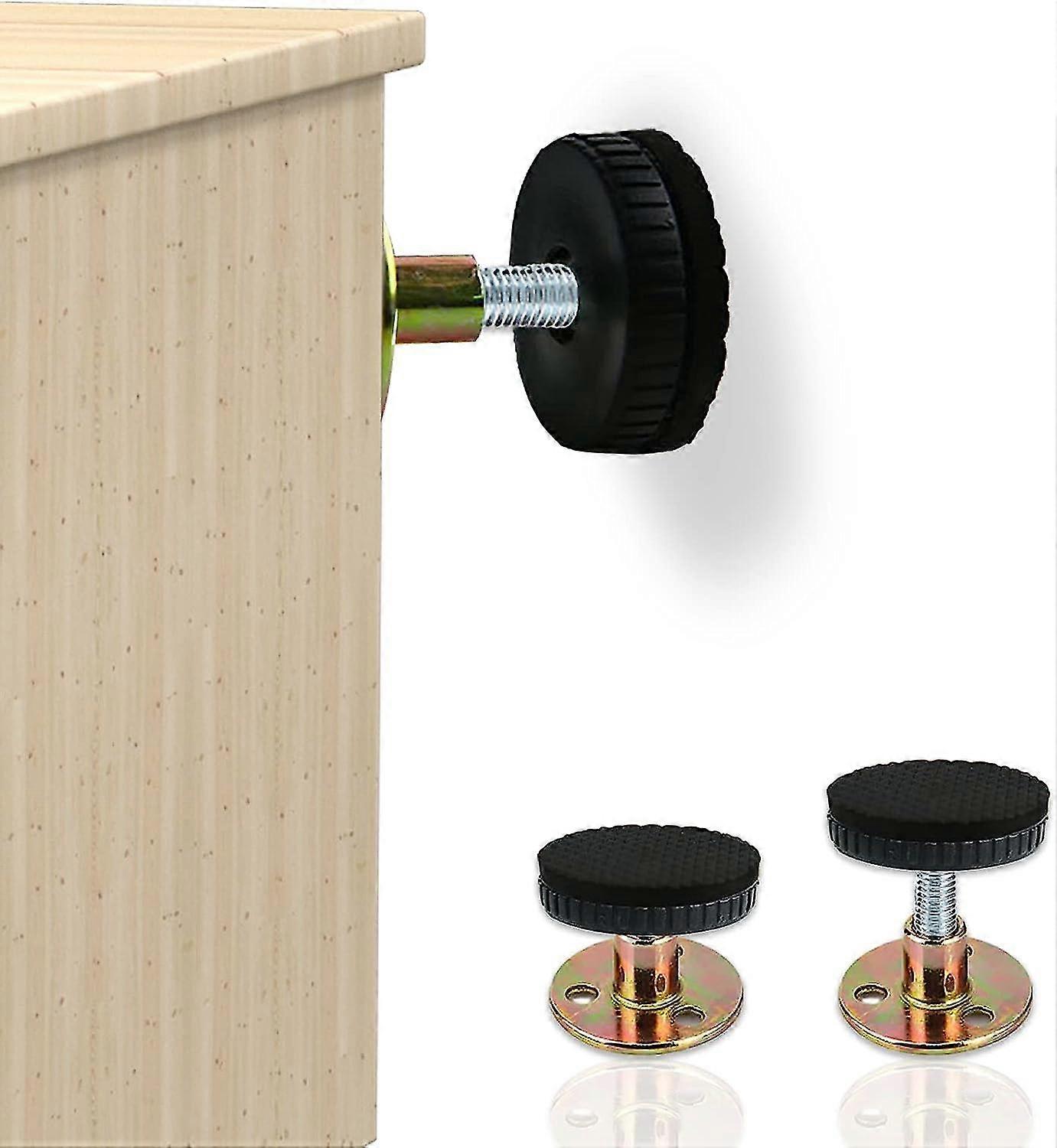 2pcs Headboard Stoppers,bed Frame Anti-shake Tool Adjustable Bed Spacer Couch Spacers Sofa Spacer For Wall (2pcs:30-45mm)