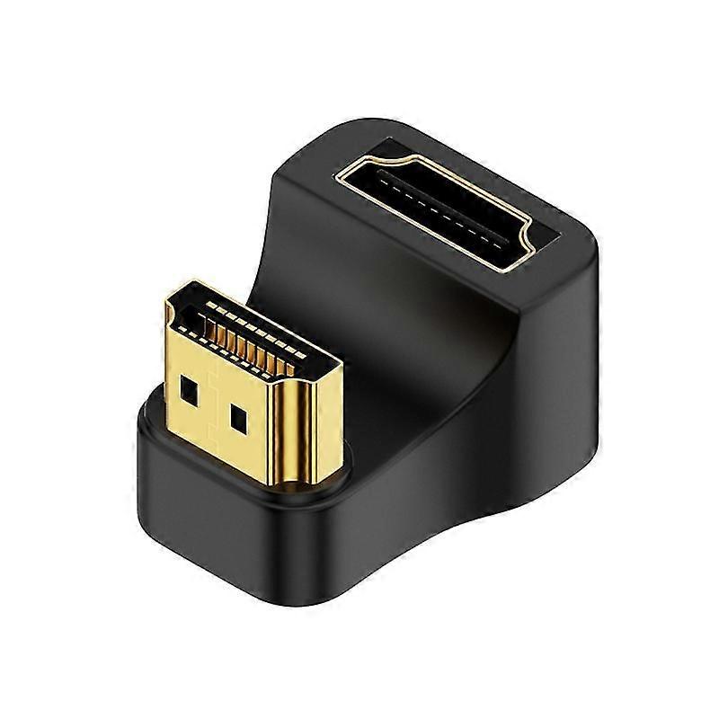 HDMI-compatible Adapter 180-Deg U-Turn Connector for Enhanced Viewing Experience