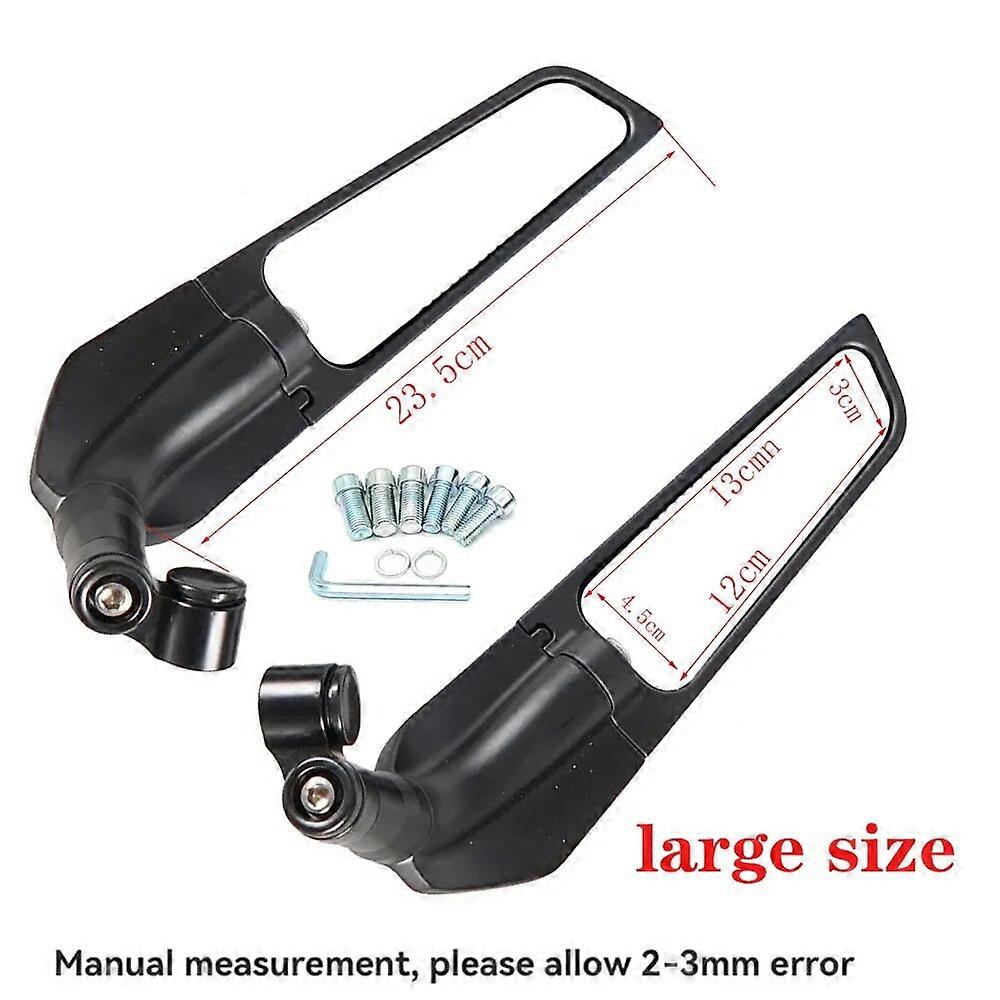 For Yamaha MT10 MT09 MT07 MT125 motorcycle fixed wind wing modified blade competitive rearview mirror reversing mirror mirror