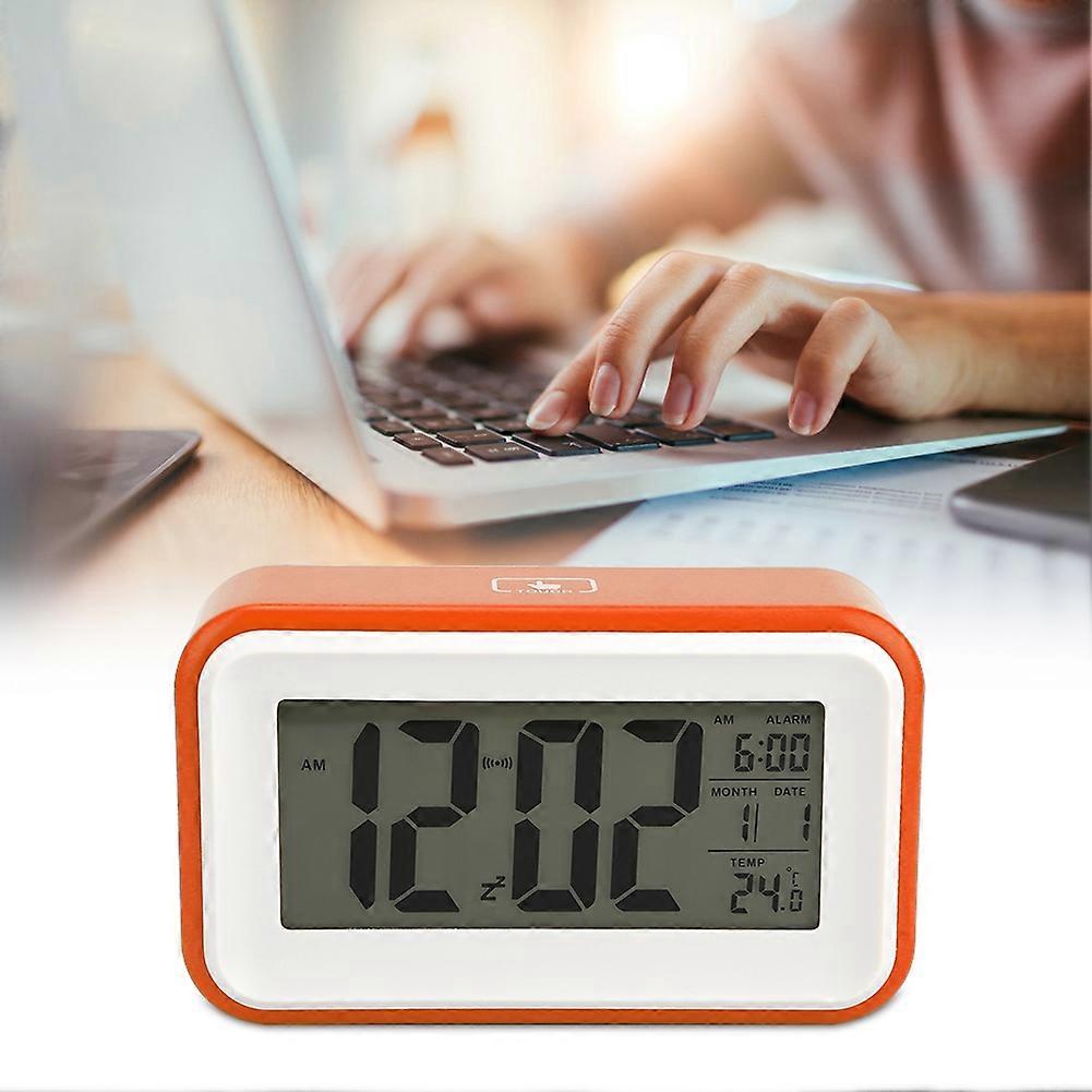 Digital Electronic Alarm Clock with Temperature Display Multifunctional Exquisite Design