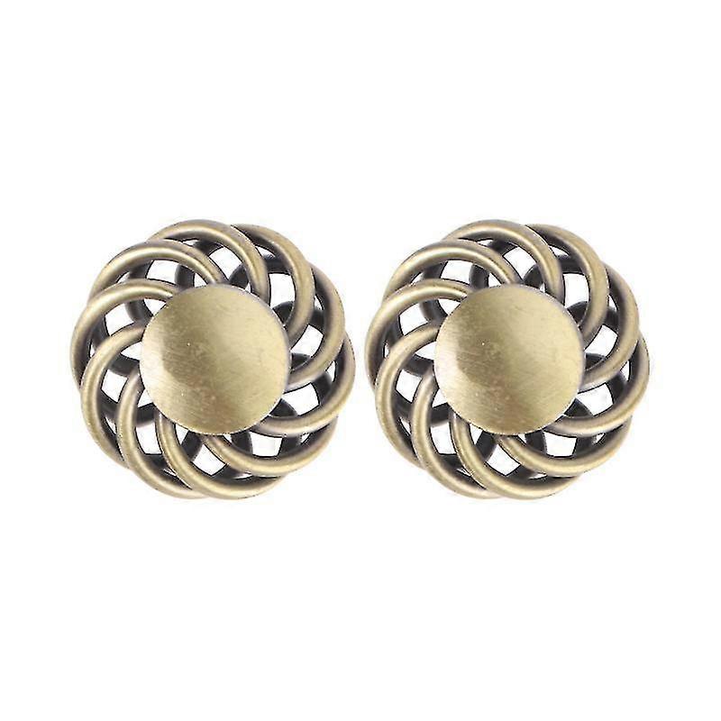 2pcs Vintage Cupboard Handle Retro Cabinet Handle American Style Drawer Knob