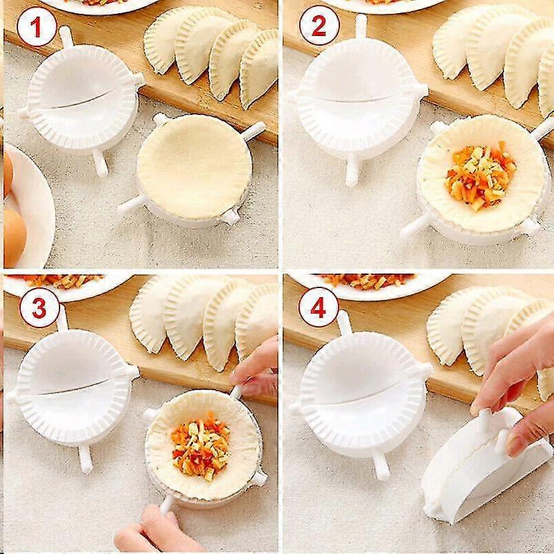 3Pcs Mold Pierogi Turnover Empanada Dough Ravioli Press Mould Maker Dumpling Tool
