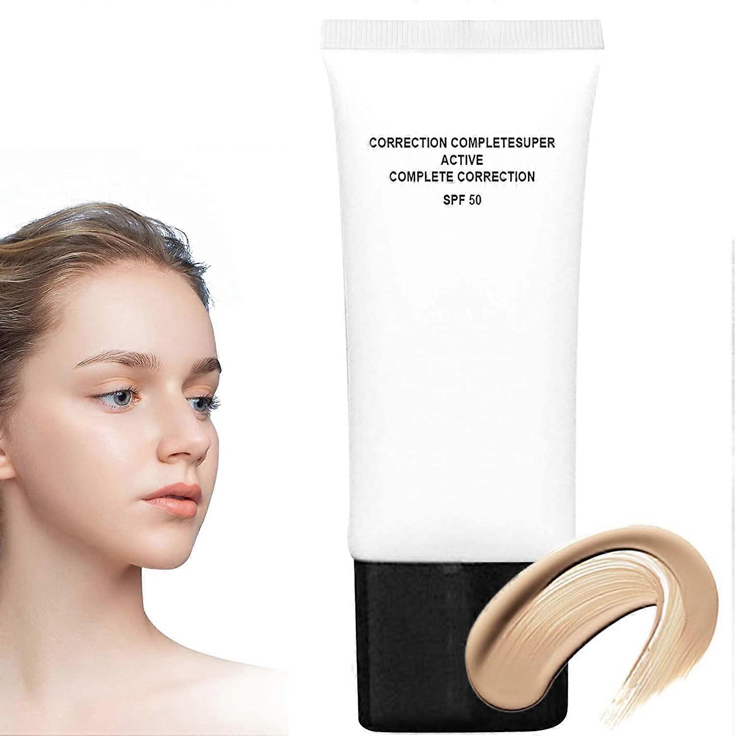Skin Tone Adjusting CC Cream, Cc Cream Skin Tone Adjusting CC Cream SPF, Colour Correcting Self Adjusting for Mature Skin