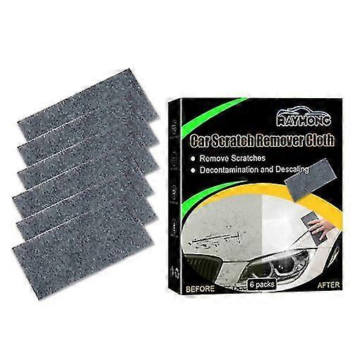 Lot de 6 chiffons Nano Sparkle pour réparation des rayures de voiture
