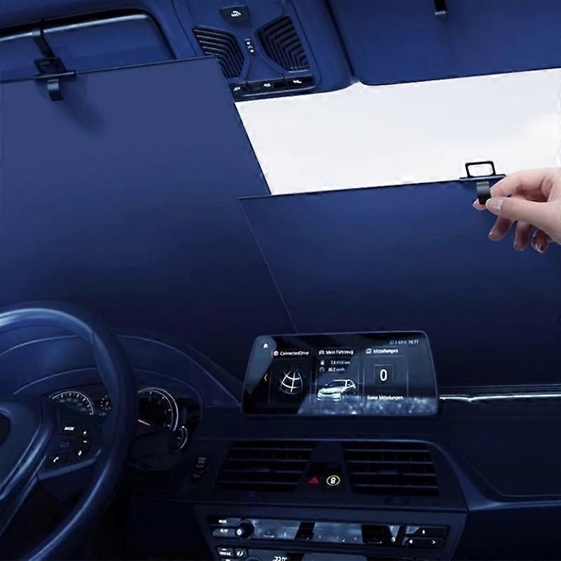 Car Windshield Sunshade Sun Shield For Front Window Blocks UV Rays Foldable Automotive Interior Accessories For Sun Protection