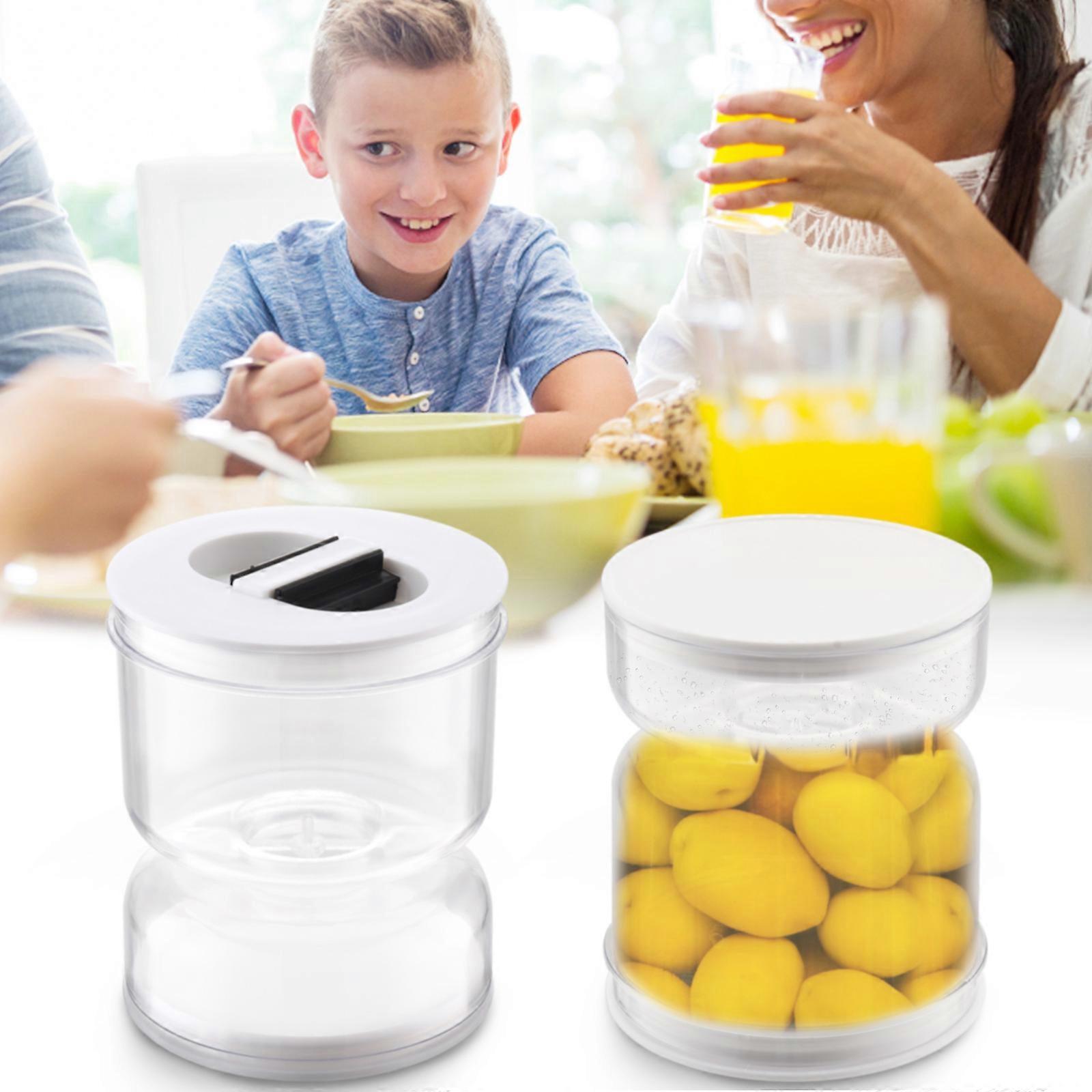 Kitchen Fermentation Kit Juice Separator Hourglass Jar Pickle Can Dry And Wet Separate Food Storage