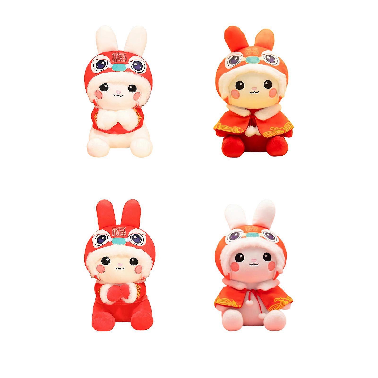 2023 Happy New Year Of Rabbit Plush Toy Lucky Bunny Stuffed Dolls